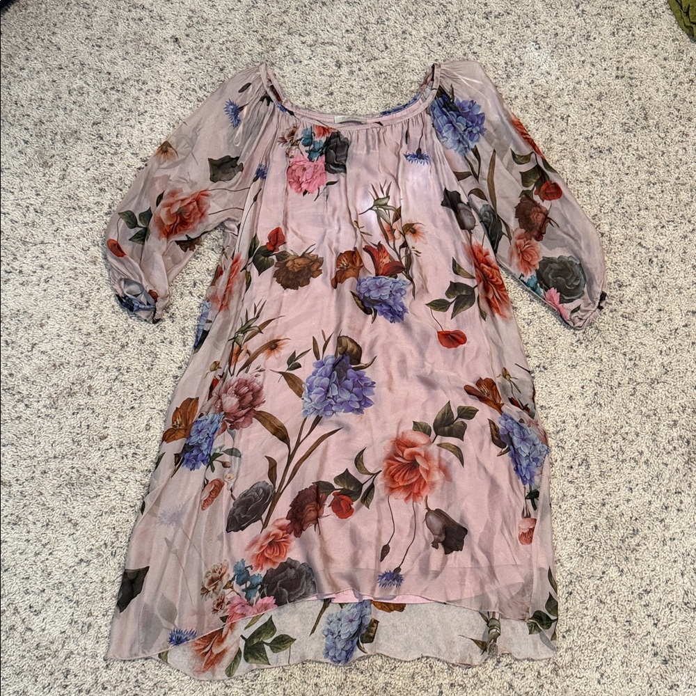 Floral Print Women's Dress